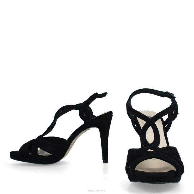 Menbur kvinnor svart bordonaro casual chic sko 608J3304