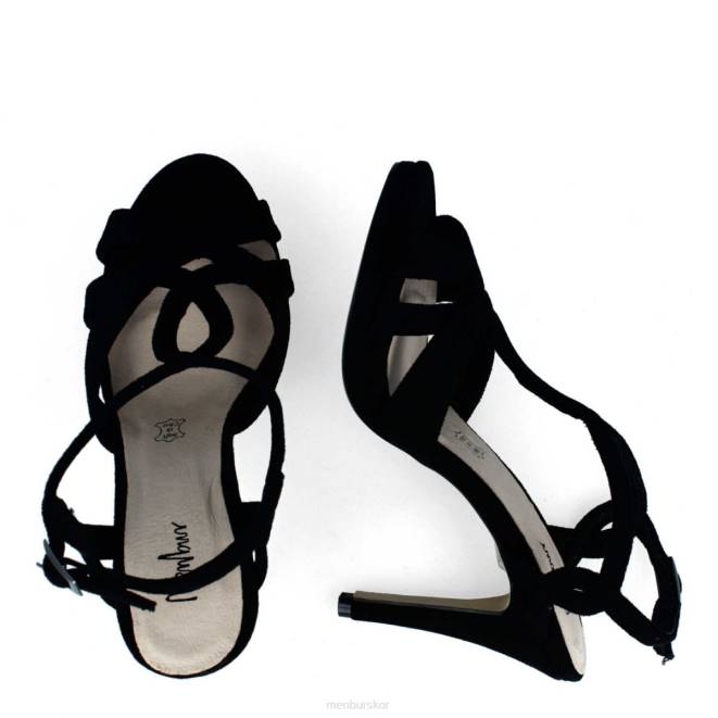 Menbur kvinnor svart bordonaro casual chic sko 608J3304