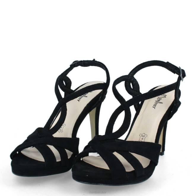 Menbur kvinnor svart bordonaro casual chic sko 608J3304