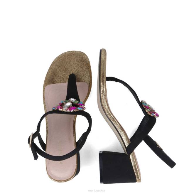 Menbur kvinnor svart borriana casual chic sko 608J262