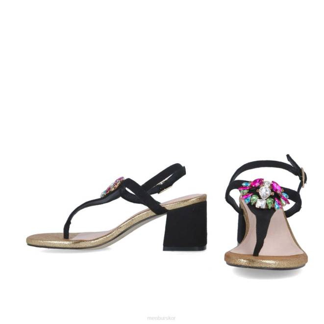 Menbur kvinnor svart borriana casual chic sko 608J262