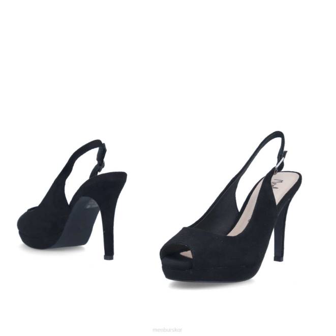 Menbur kvinnor svart busana casual chic sko 608J3196