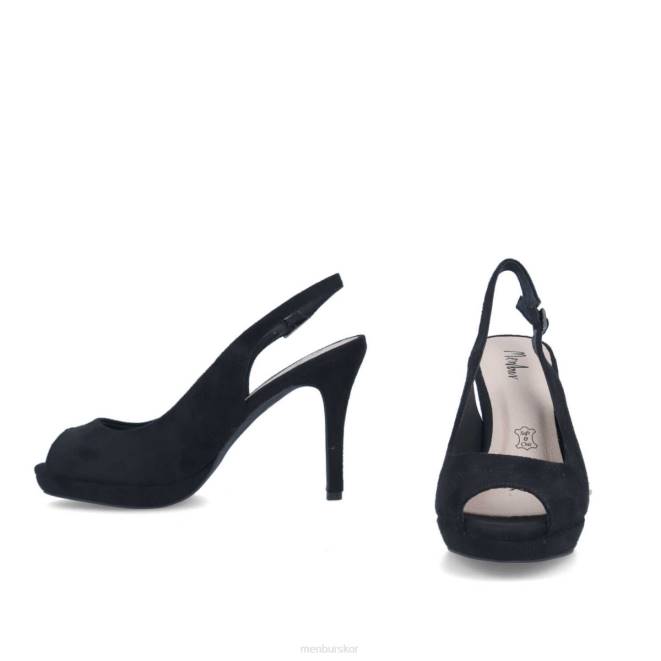Menbur kvinnor svart busana casual chic sko 608J3196