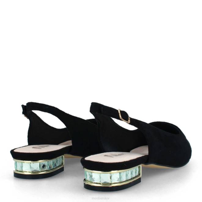 Menbur kvinnor svart calamia casual chic sko 608J3265