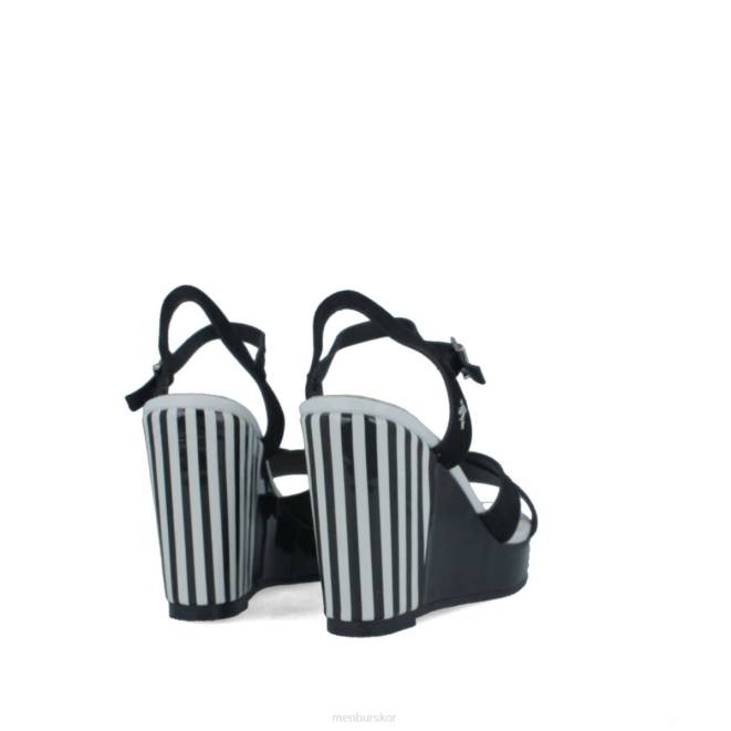 Menbur kvinnor svart calvi casual chic sko 608J237