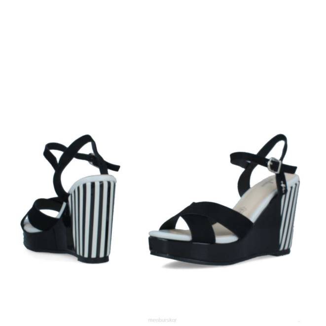 Menbur kvinnor svart calvi casual chic sko 608J237