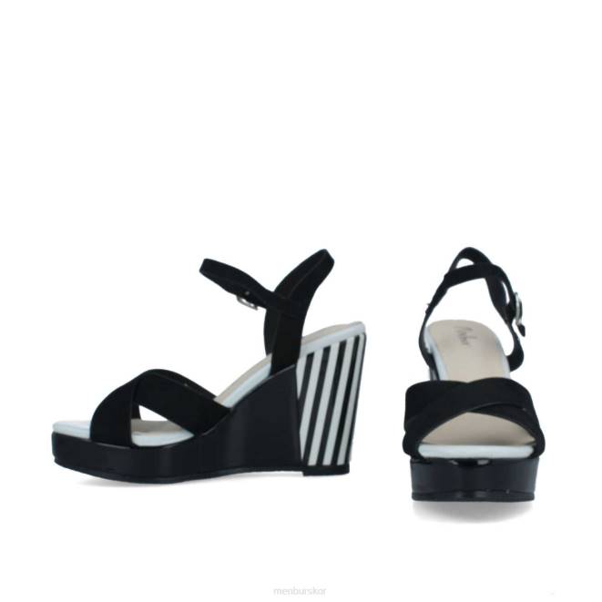 Menbur kvinnor svart calvi casual chic sko 608J237