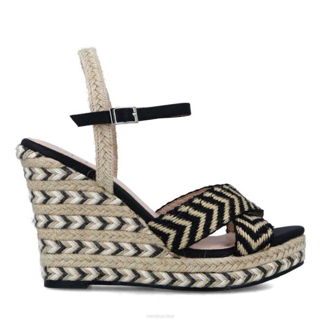 Menbur kvinnor svart campofilone casual chic sko 608J238