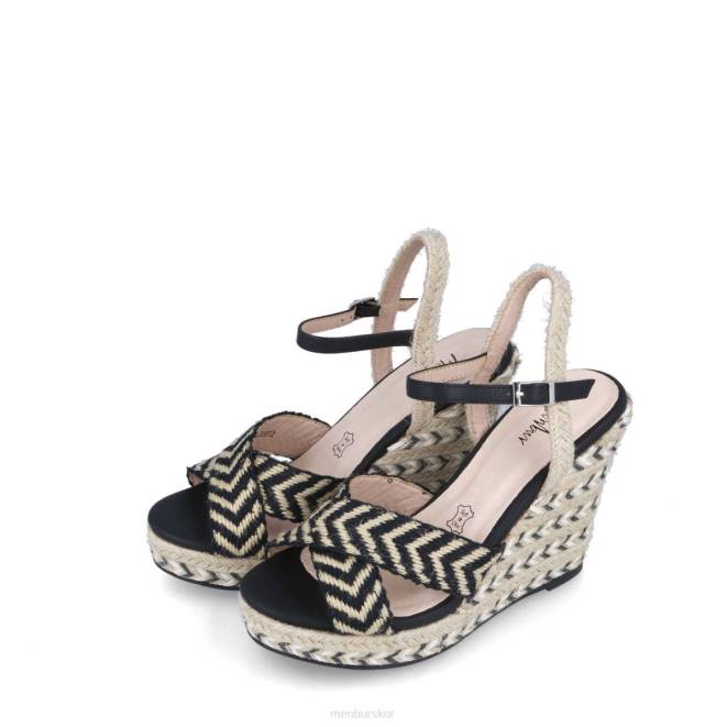 Menbur kvinnor svart campofilone casual chic sko 608J238