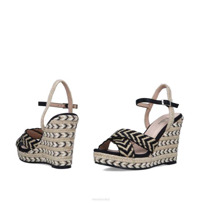 Menbur kvinnor svart campofilone casual chic sko 608J238