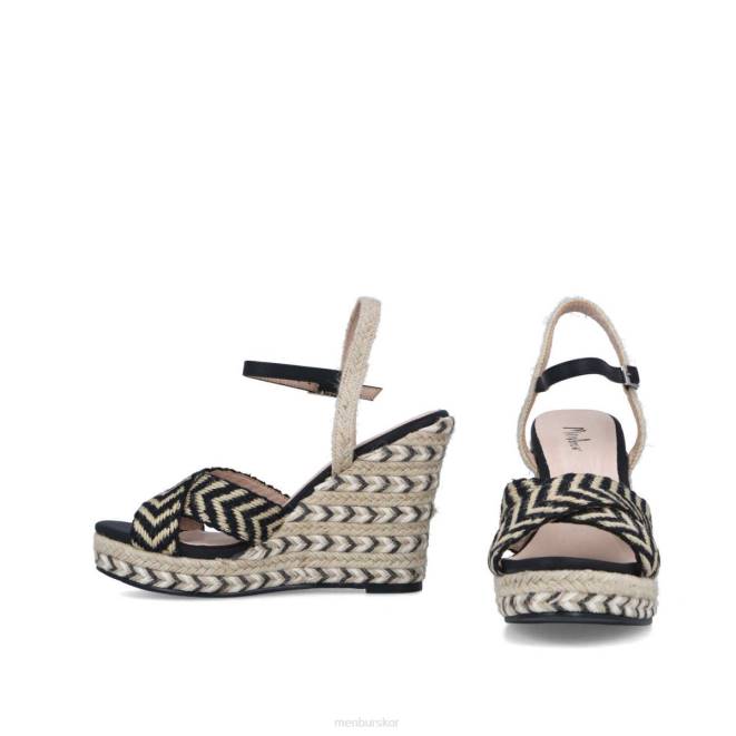 Menbur kvinnor svart campofilone casual chic sko 608J238