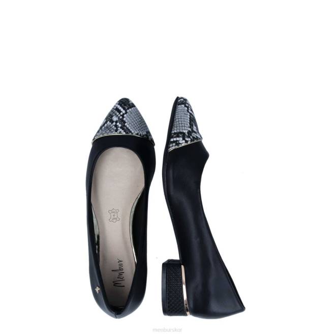 Menbur kvinnor svart canedo casual chic sko 608J396