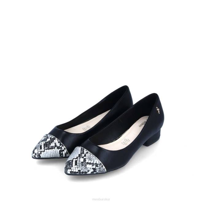 Menbur kvinnor svart canedo casual chic sko 608J396
