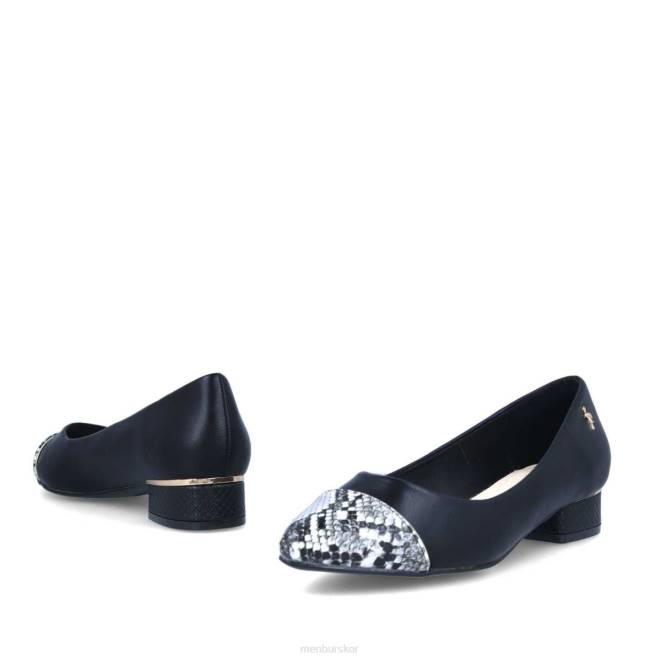 Menbur kvinnor svart canedo casual chic sko 608J396