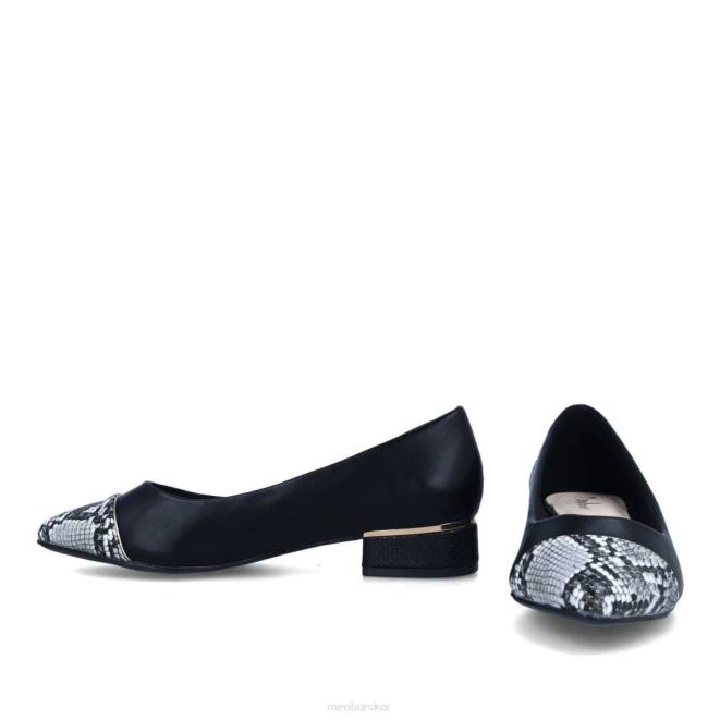 Menbur kvinnor svart canedo casual chic sko 608J396