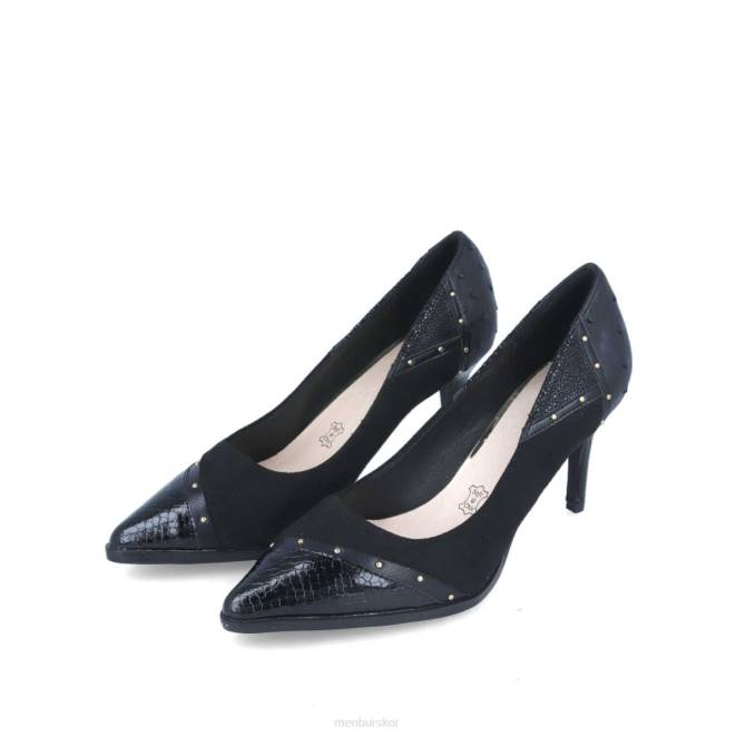 Menbur kvinnor svart cerbaro casual chic sko 608J3374