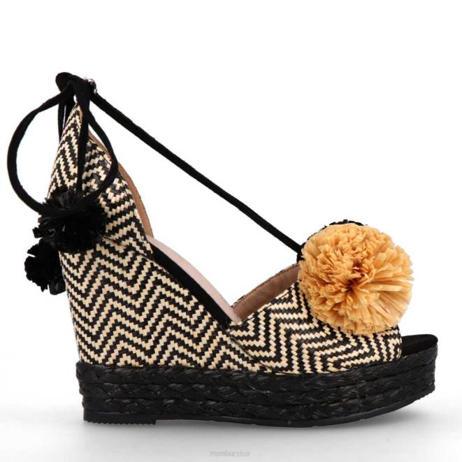 Menbur kvinnor svart ciamporino casual chic sko 608J517