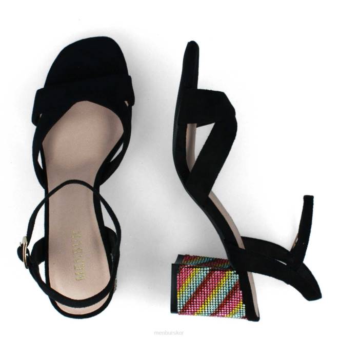 Menbur kvinnor svart cremasco casual chic sko 608J3248