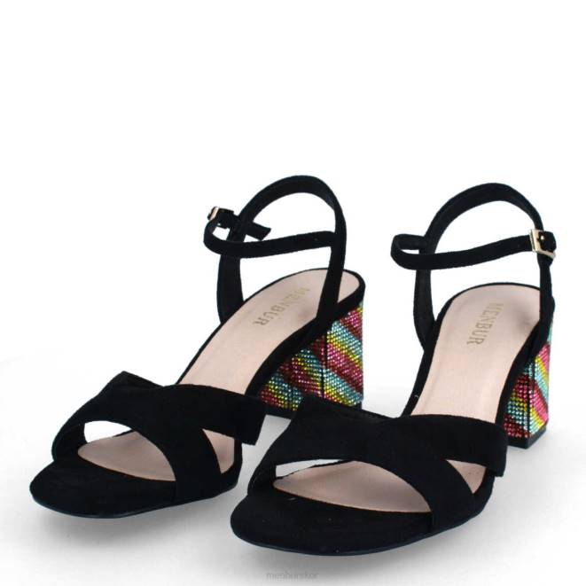 Menbur kvinnor svart cremasco casual chic sko 608J3248