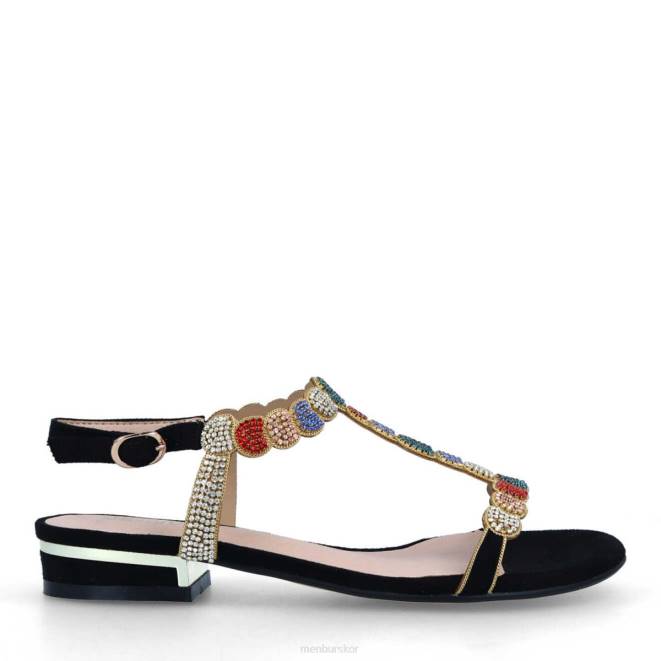 Menbur kvinnor svart dombastone casual chic sko 608J3333