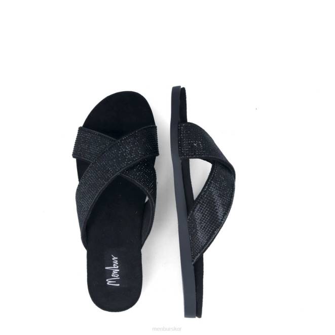 Menbur kvinnor svart forno casual chic sko 608J3185