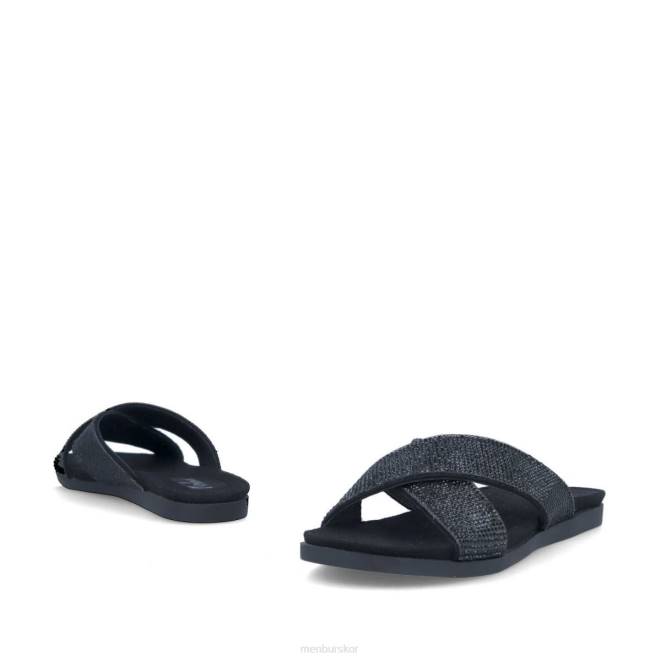 Menbur kvinnor svart forno casual chic sko 608J3185