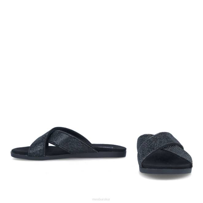 Menbur kvinnor svart forno casual chic sko 608J3185