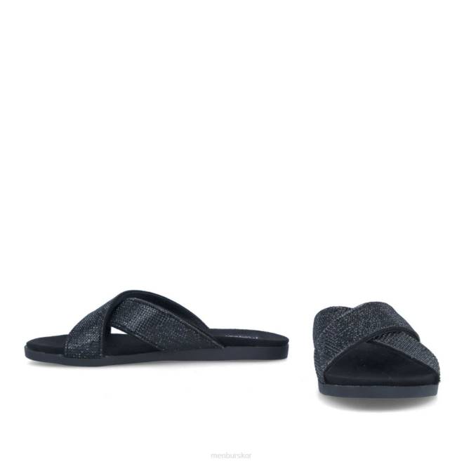 Menbur kvinnor svart forno casual chic sko 608J3185