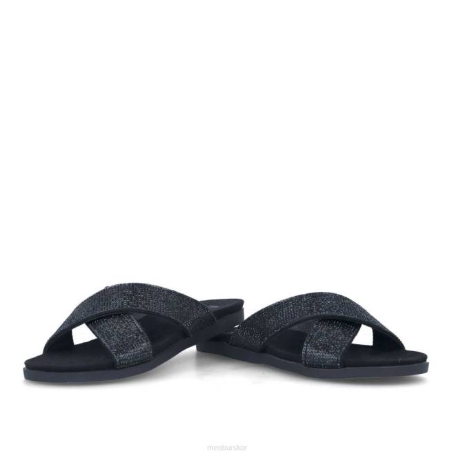 Menbur kvinnor svart forno casual chic sko 608J3185