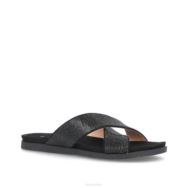 Menbur kvinnor svart forno casual chic sko 608J3185