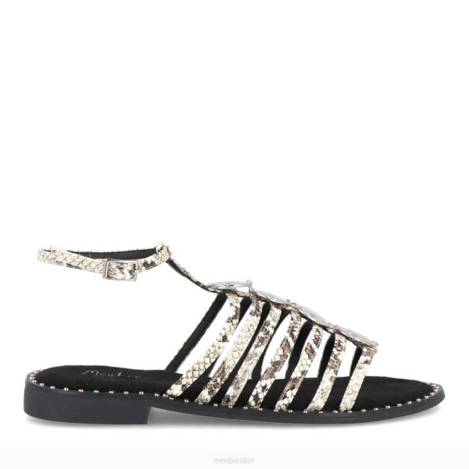 Menbur kvinnor svart friluftsbad casual chic sko 608J284