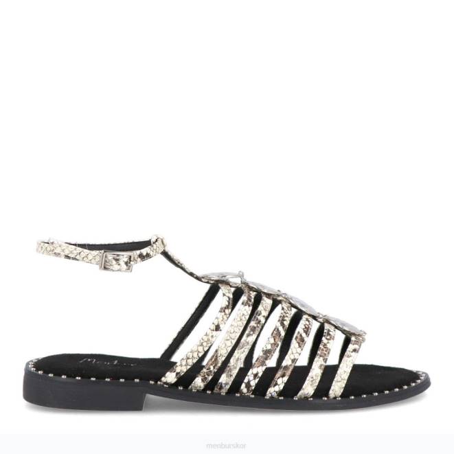 Menbur kvinnor svart friluftsbad casual chic sko 608J284