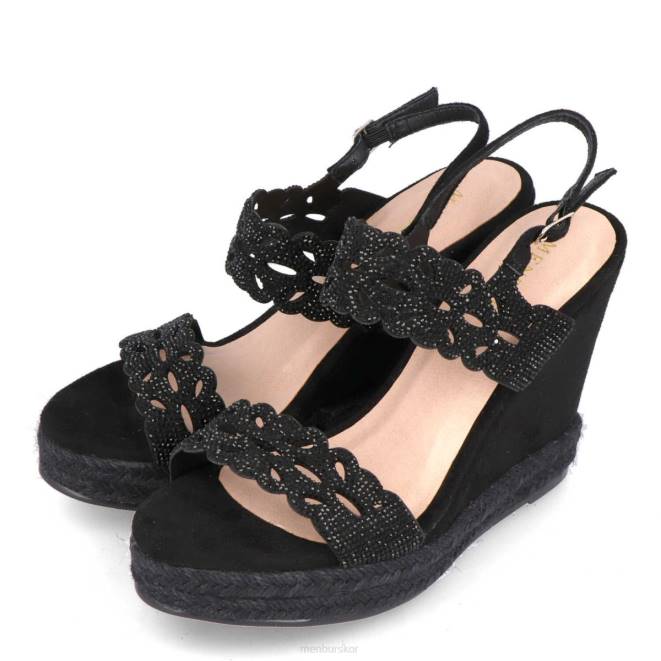 Menbur kvinnor svart lombardo casual chic sko 608J523