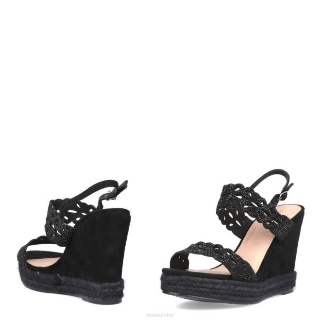 Menbur kvinnor svart lombardo casual chic sko 608J523