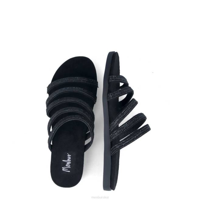 Menbur kvinnor svart lorino casual chic sko 608J3182