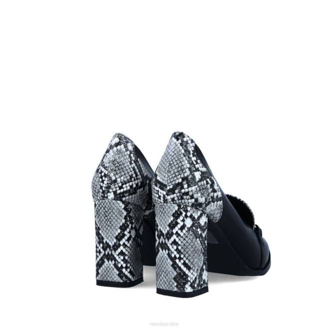 Menbur kvinnor svart lupia casual chic sko 608J404