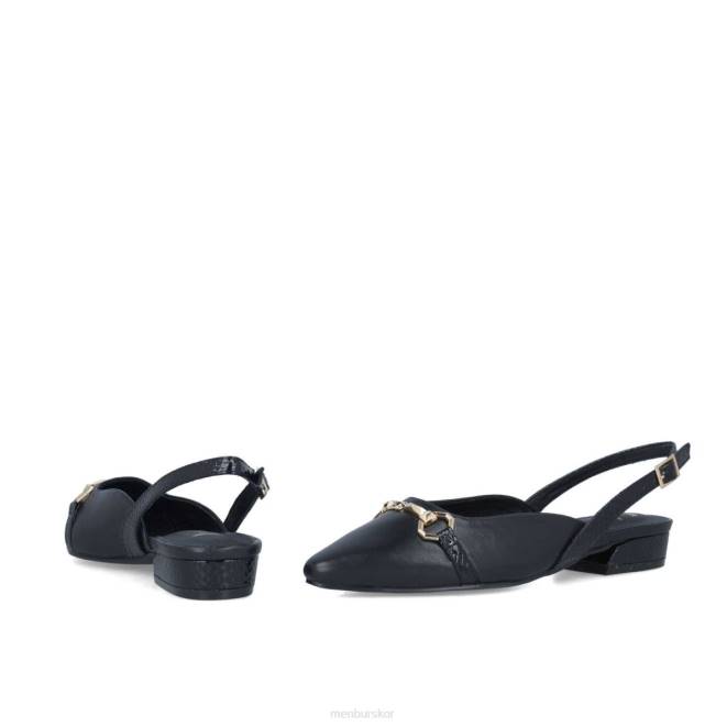 Menbur kvinnor svart oktaner casual chic sko 608J176