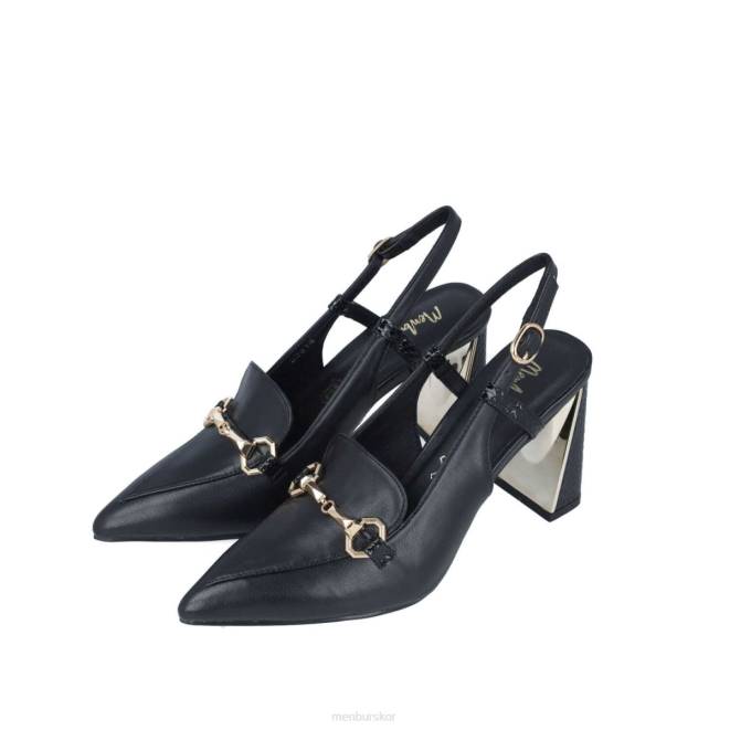 Menbur kvinnor svart oktaner casual chic sko 608J445