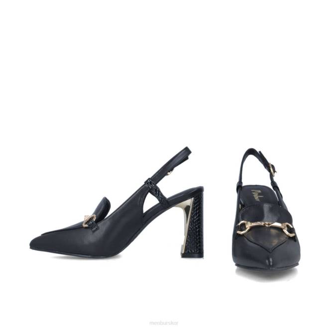 Menbur kvinnor svart oktaner casual chic sko 608J445