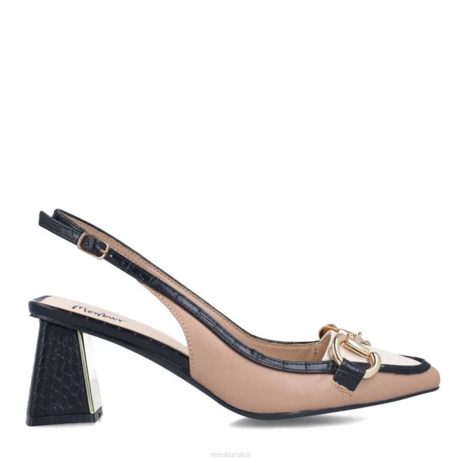 Menbur kvinnor svart ormar casual chic sko 608J3010