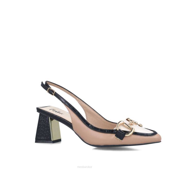 Menbur kvinnor svart ormar casual chic sko 608J3010