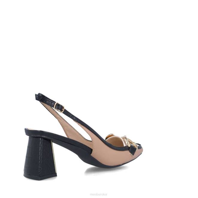 Menbur kvinnor svart ormar casual chic sko 608J3010