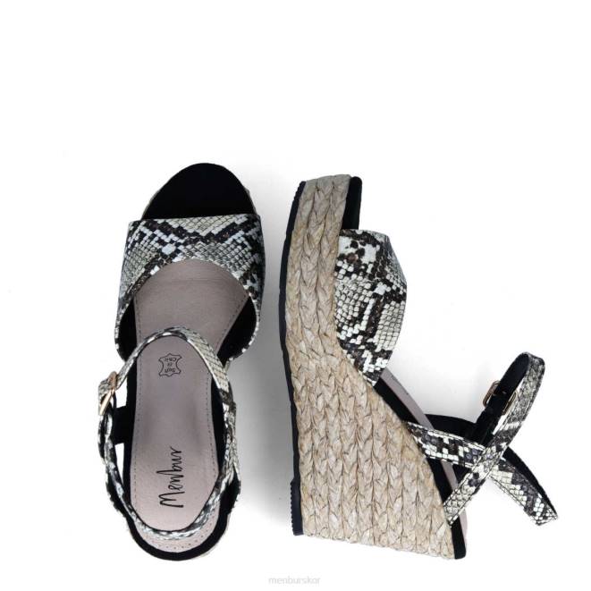 Menbur kvinnor svart parini casual chic sko 608J293