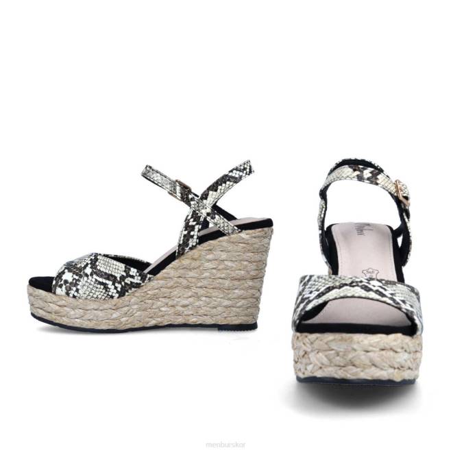 Menbur kvinnor svart parini casual chic sko 608J293