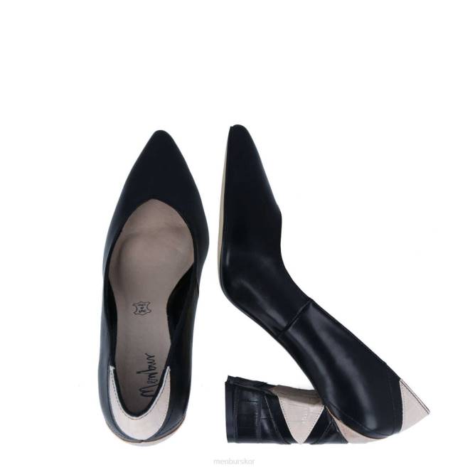 Menbur kvinnor svart picena casual chic sko 608J3362