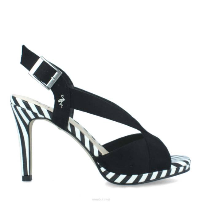 Menbur kvinnor svart pregola casual chic sko 608J253