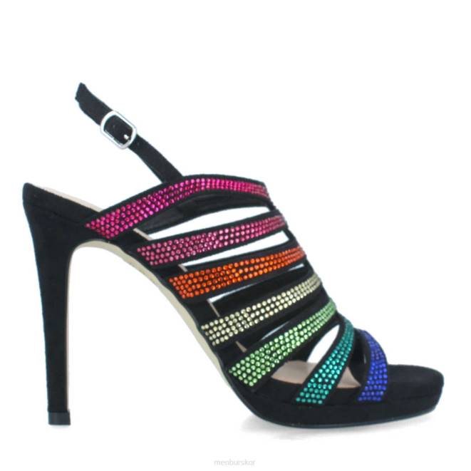 Menbur kvinnor svart puglia casual chic sko 608J250