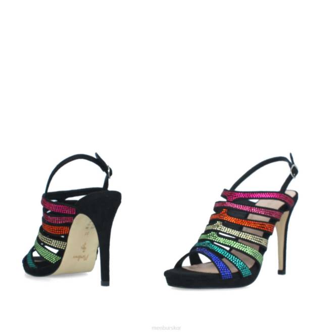 Menbur kvinnor svart puglia casual chic sko 608J250