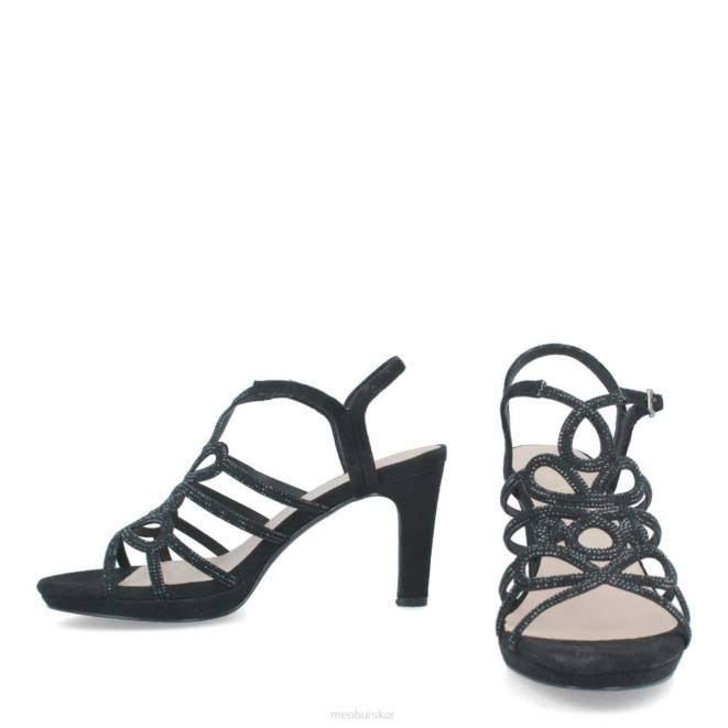 Menbur kvinnor svart solferino casual chic sko 608J3306