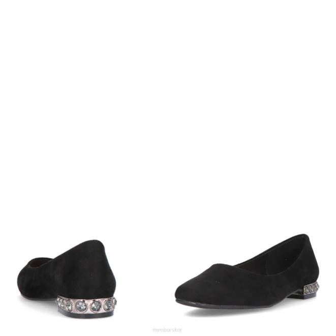 Menbur kvinnor svart stella casual chic sko 608J3387